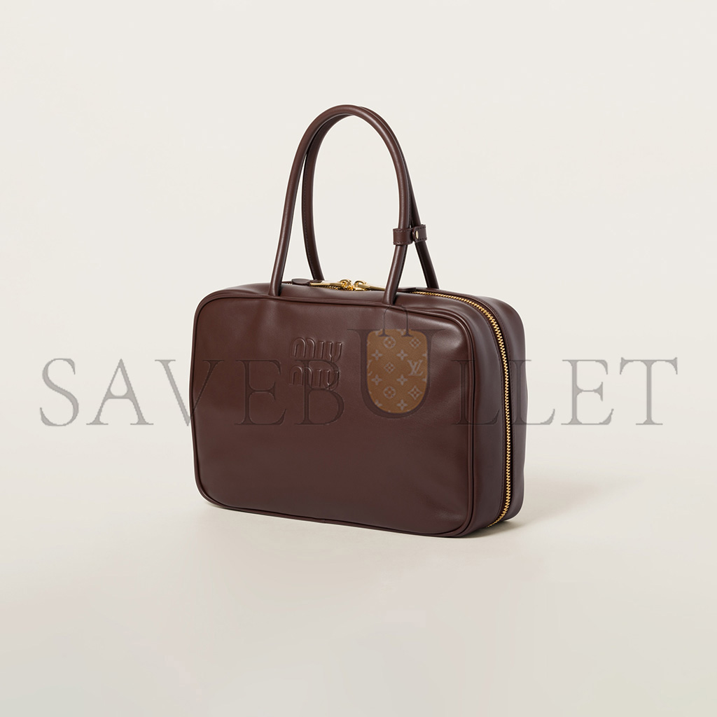 MIU MIU LEATHER BEAU BAG 5BB117 (34*23*10cm)